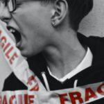 selective color photography of person portraying of being fragile