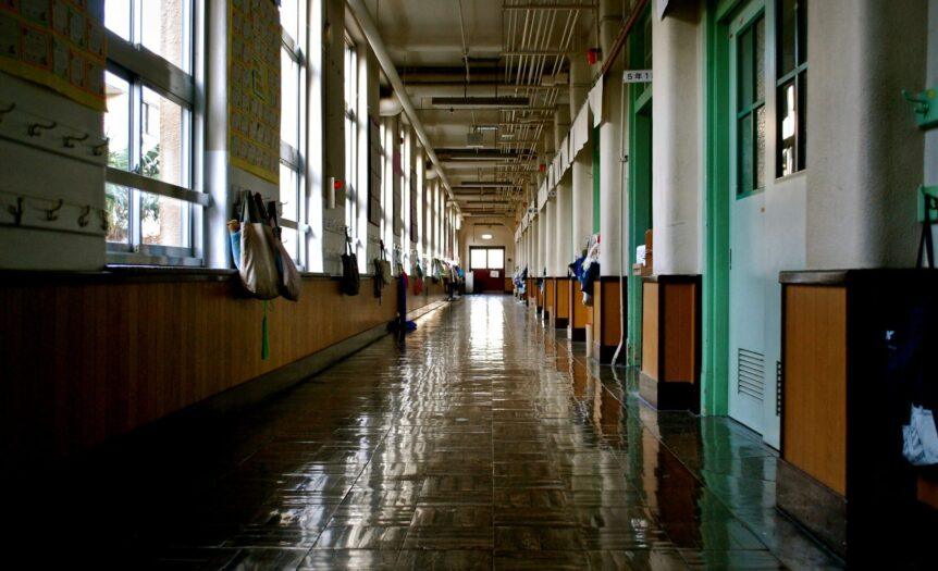 empty building hallway