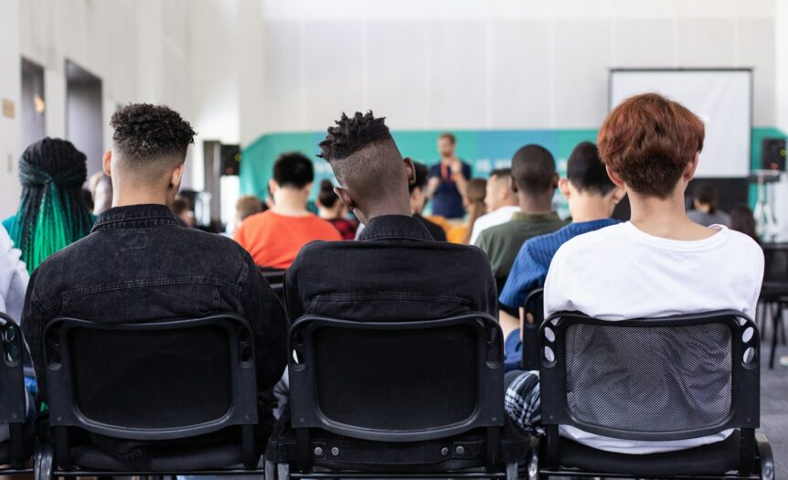 people sitting on chair