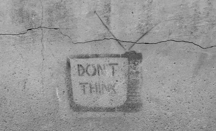 dont think text