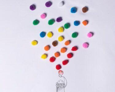 silver red blue and yellow heart pendant necklace