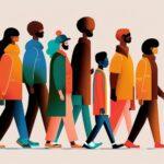 friends, equality, diversity, rainbow, pride, racial, nature, happy, ai generated