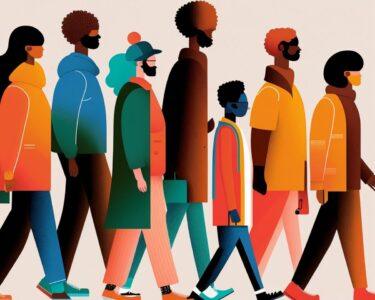 friends, equality, diversity, rainbow, pride, racial, nature, happy, ai generated