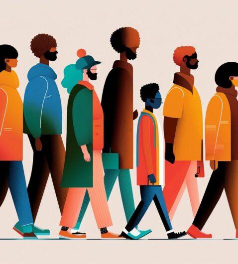 friends, equality, diversity, rainbow, pride, racial, nature, happy, ai generated