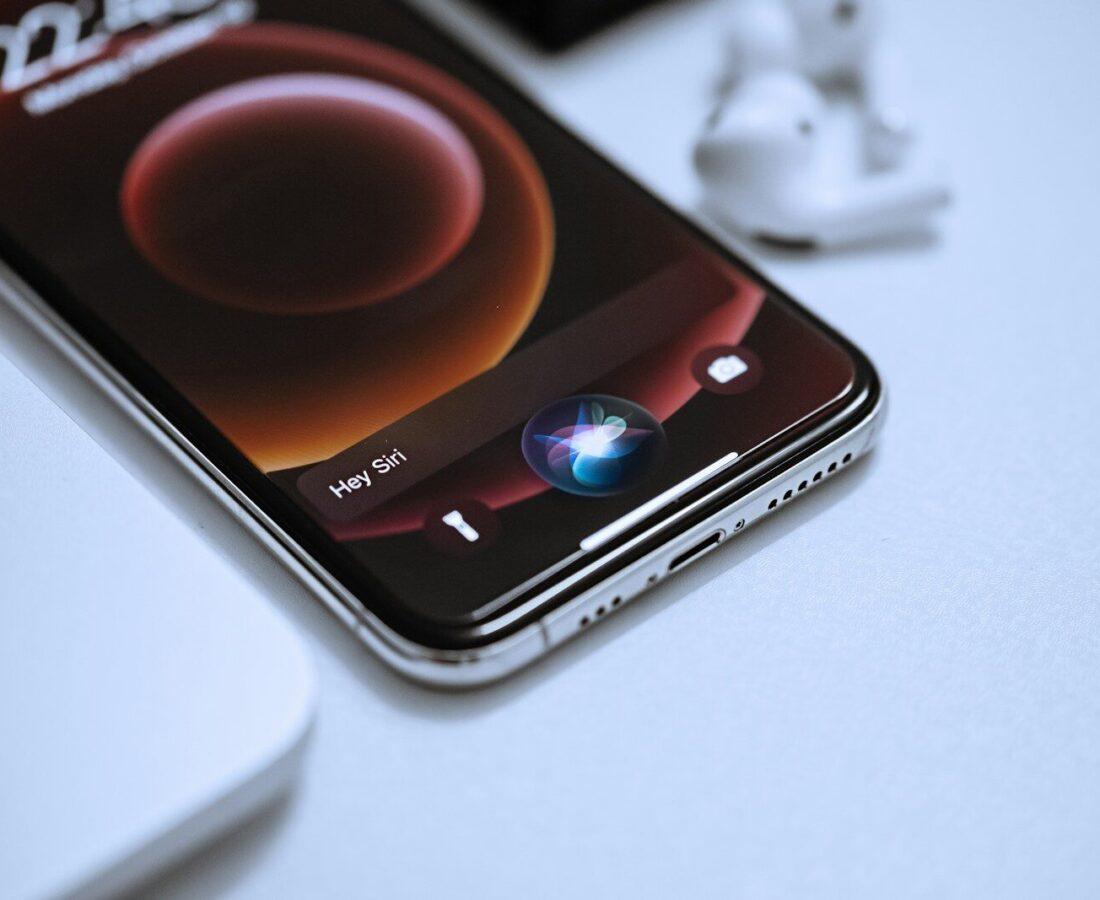 black android smartphone on white table
